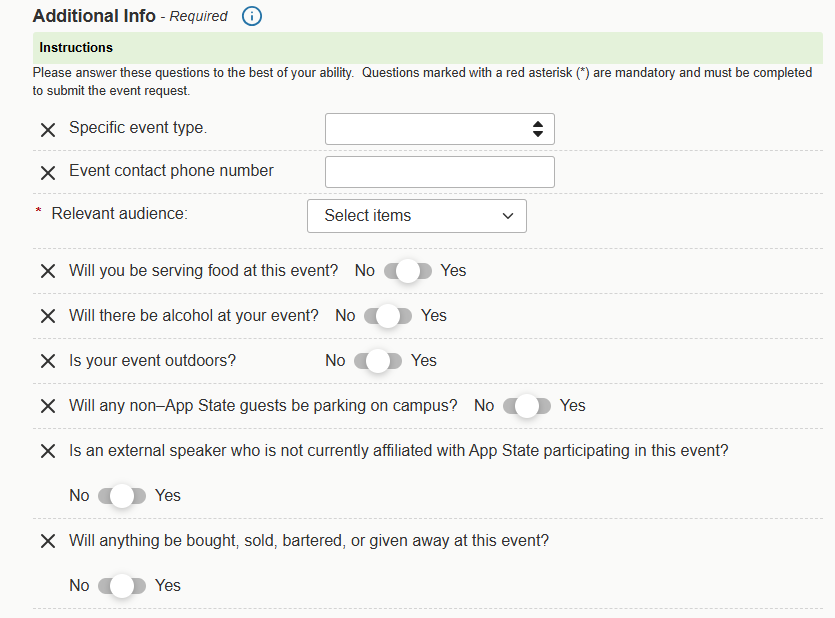 Additional Event Information Students