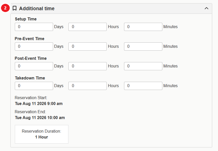 Additional Time