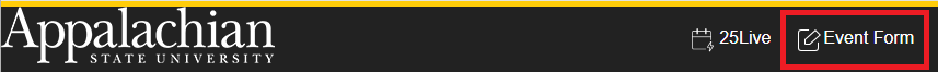 Top navigation bar